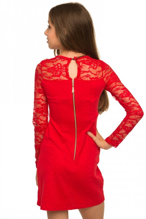 Платье Луиза, красный