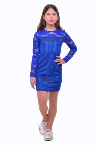Платье Луиза, синий
